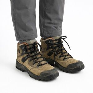 Size 7 Merrell Women’s Adirondack Convert Hiking Boots Green Brown